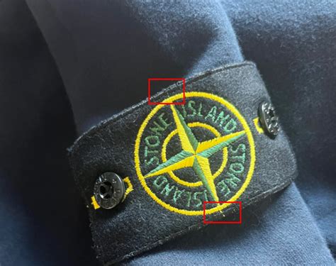 replica stone island jacket|stone island badge false.